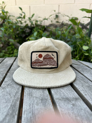 Red Rock Patch Corduroy Hats