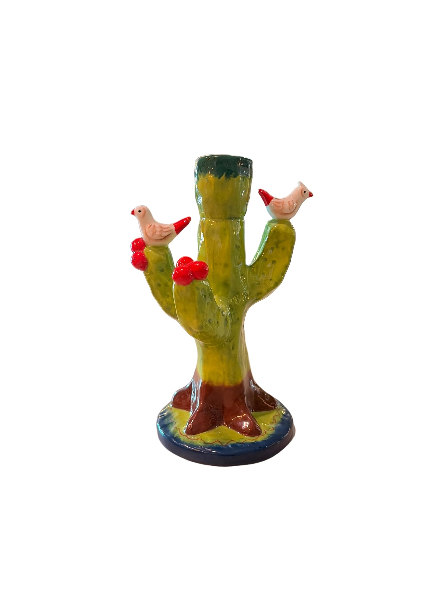Cactus & Dove Candle Holder