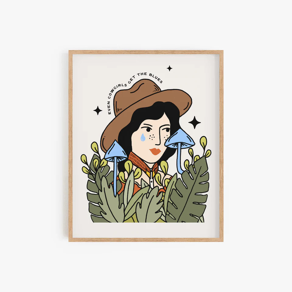 Cowgirl11x14 Art Print