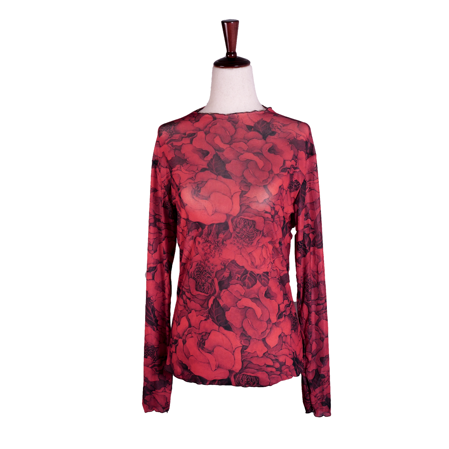 Crimson Rose - Artist Edition Sheer Blouse
