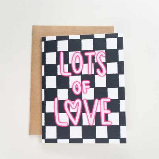 Lots of Love Greeting Card