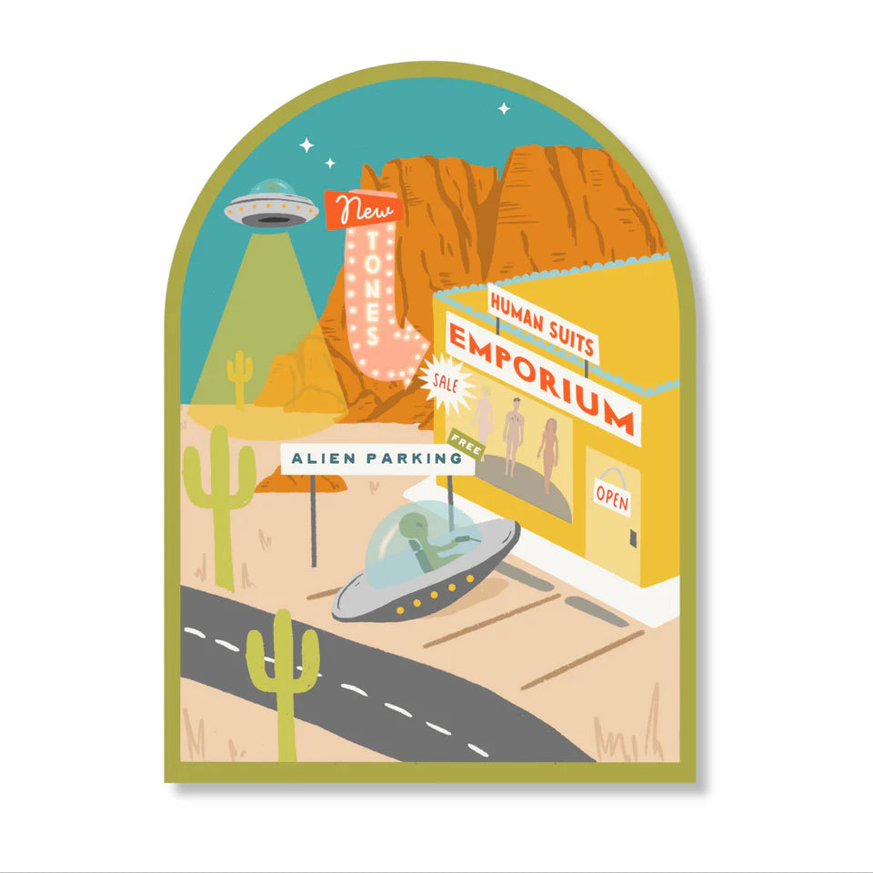 Human Suit Emporium Vinyl Sticker