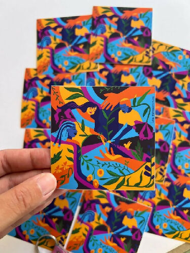 Growing Together Sticker