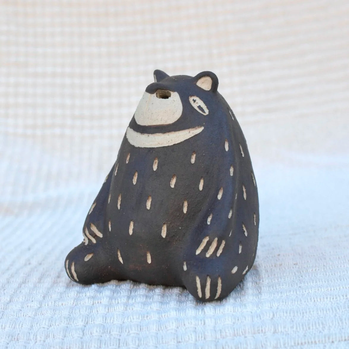 Moon Bear Cone Incense Burner