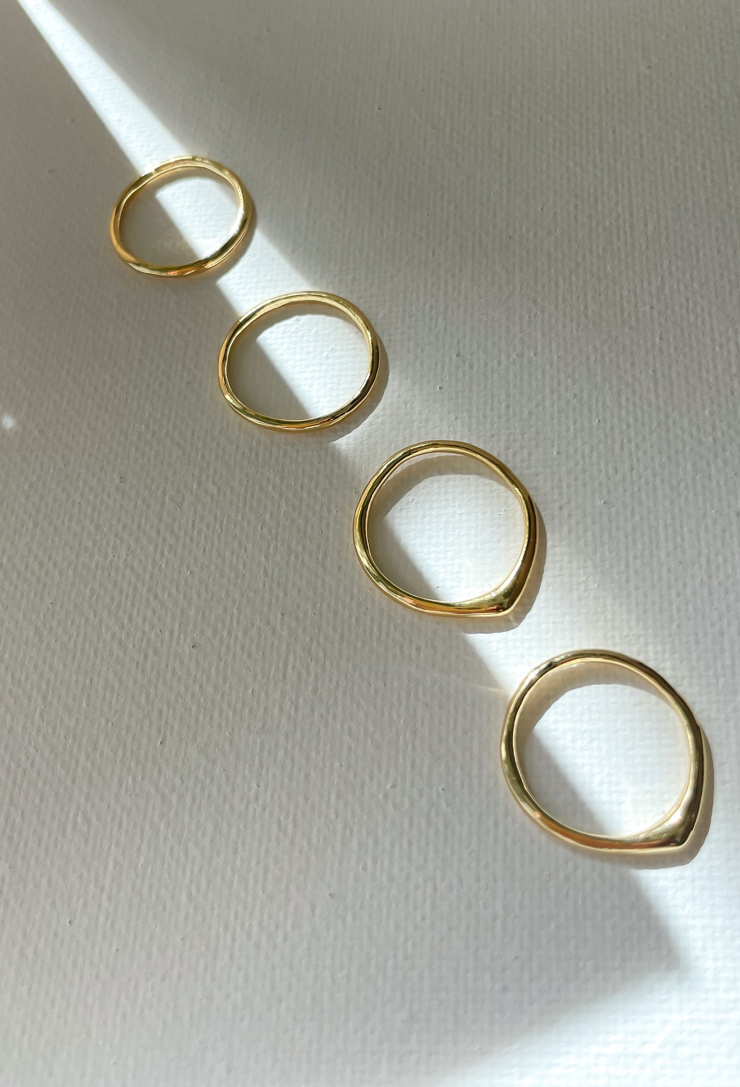 Raw Point Stacking Ring