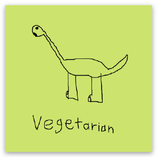 Tofu Tees Vegetarian Sticker