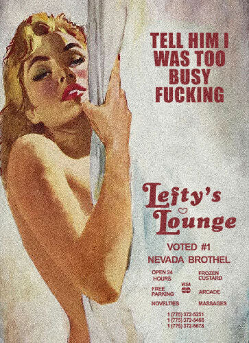 Lefty's Lounge "Tell Him" Sticker