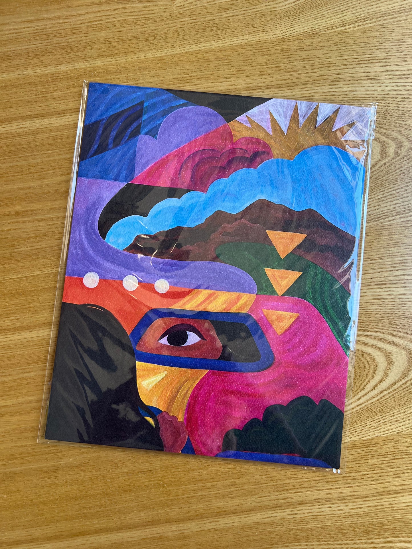 "On the Road" Art Print