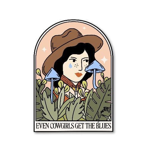 Cowgirl Blues Vinyl Sticker