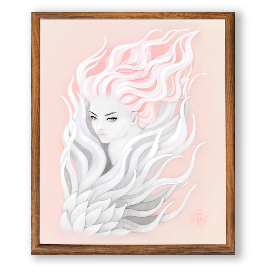 Swan - Wood Frame