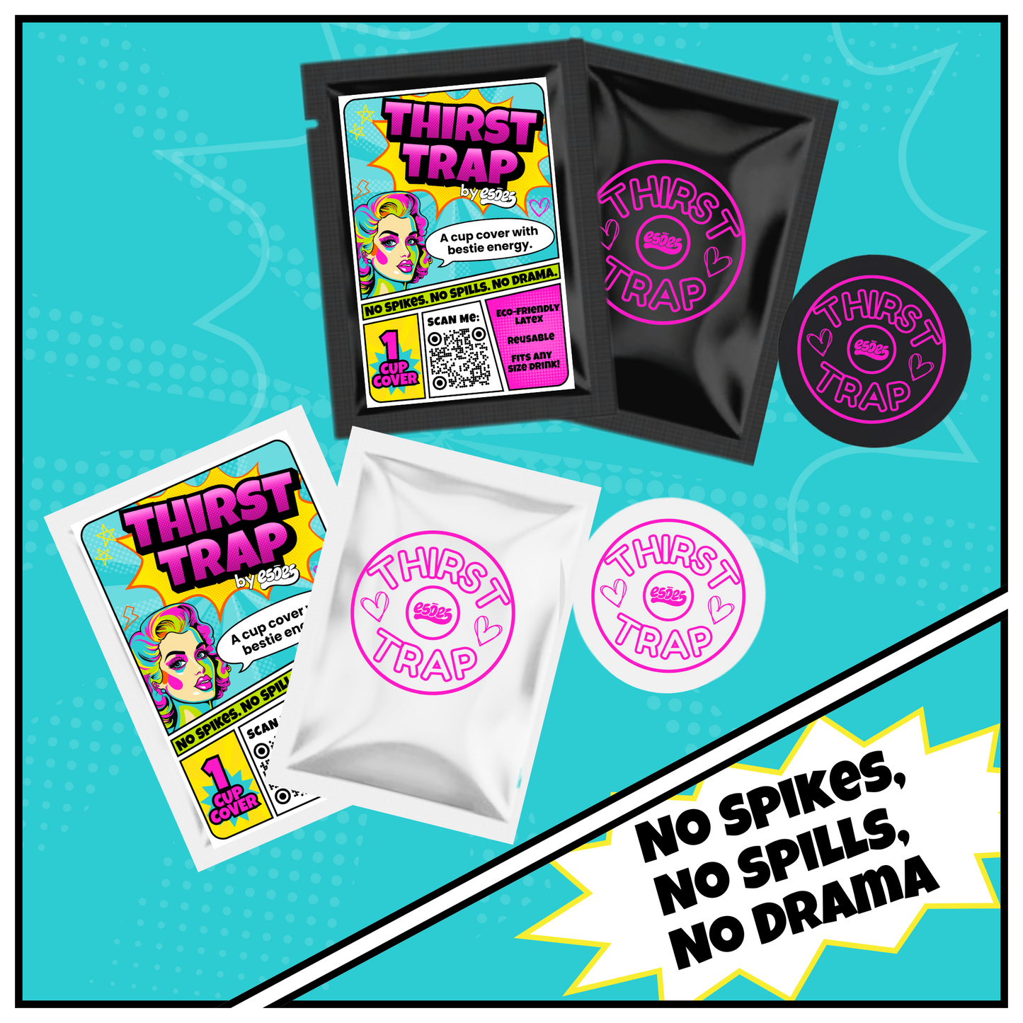 Thirst Trap by Esoes Cup Cover