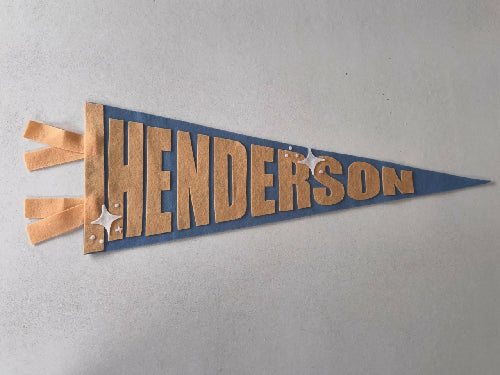 Henderson Wool Felt Pennant