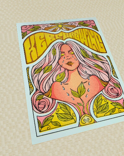"Keep Growing" Art Print