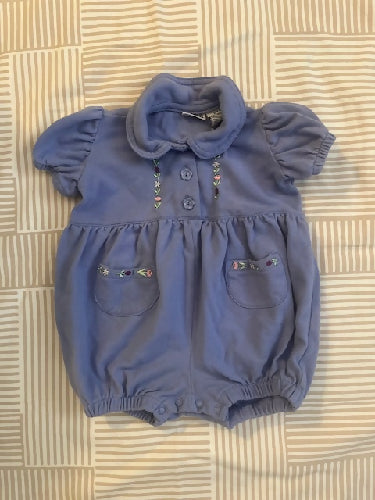 Vintage Keiki Eggplant Onesie