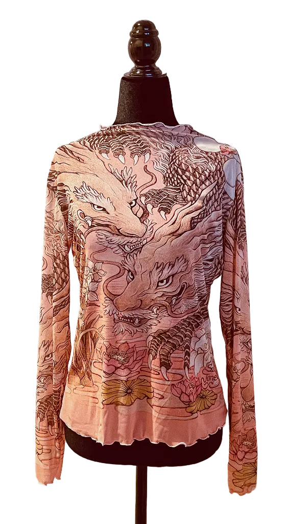 Wood Dragons - Limited Edition Sheer Blouse