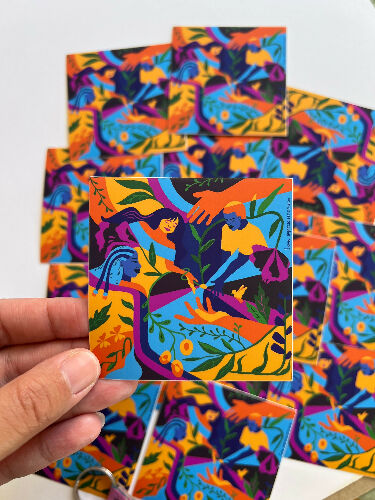 Growing Together Sticker