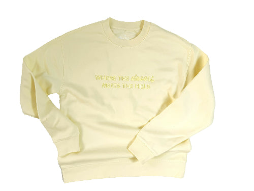 Desert Meets the Hills Embroidered Crewneck Sweatshirt (Unisex)