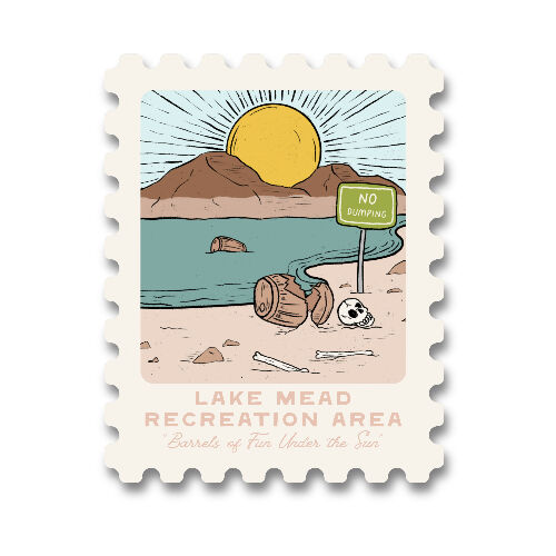 Lake Mead Vinyl Sticker
