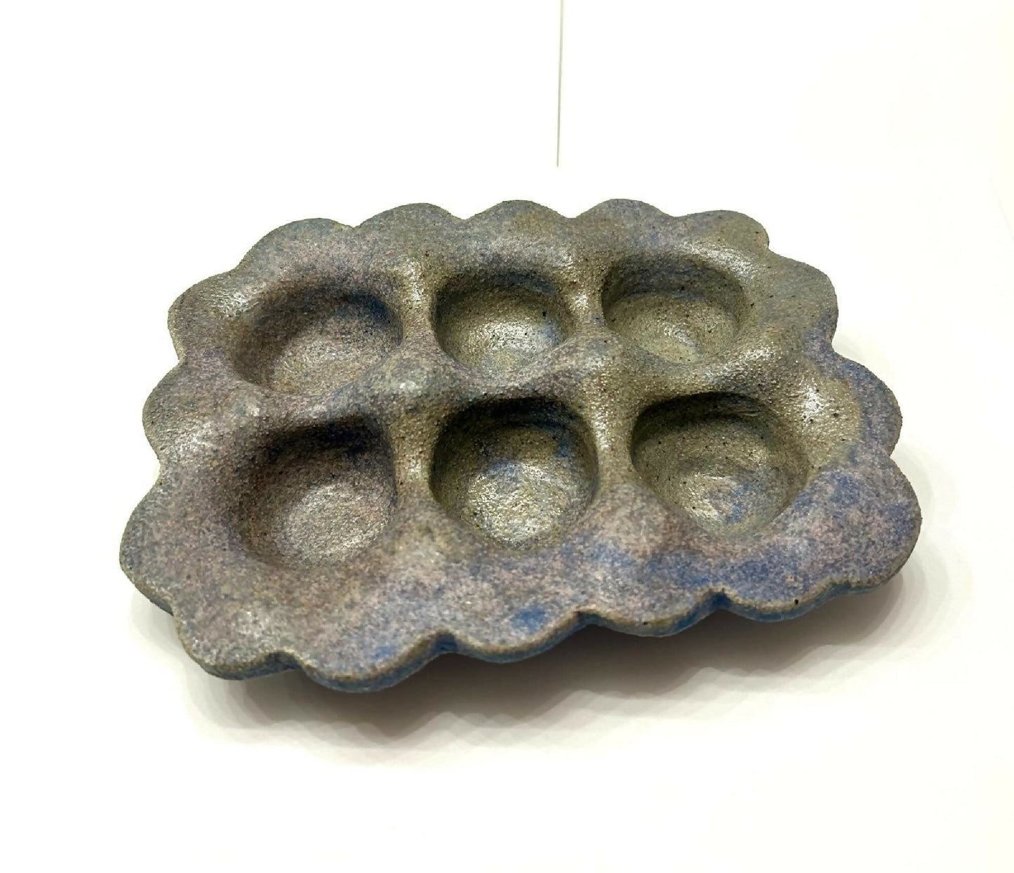 Handmade Ceramic Egg Tray & Jewelry Dish