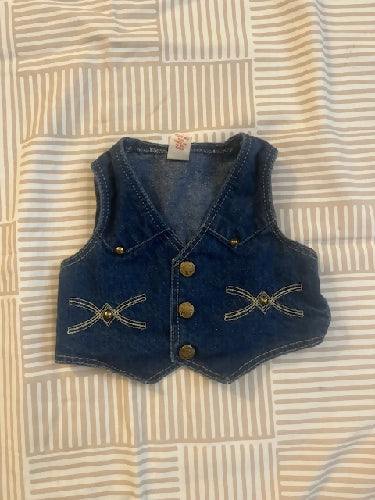 Vintage Keiki Western Denim Vest