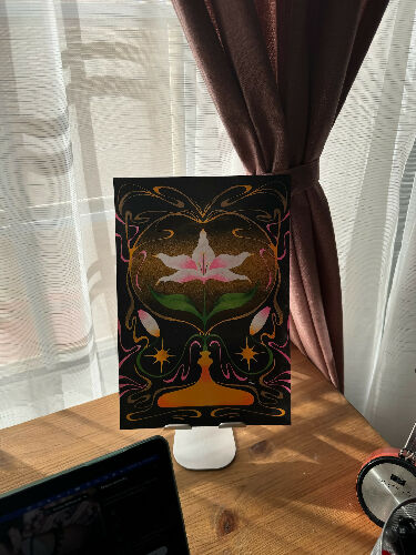 "Lily Magic" Riso Print