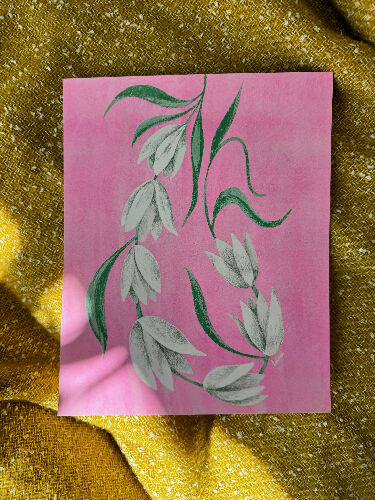"Sampaguita" Riso Print