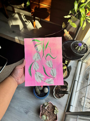 "Sampaguita" Riso Print