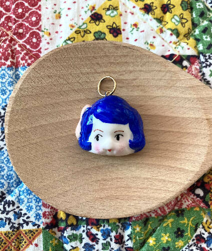 Doll head charm/pendant