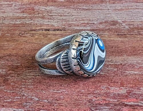 Fordite Ring