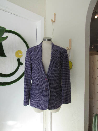 Purple Houndstooth Pendleton Blazer