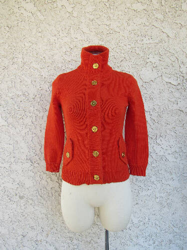 Lauren Ralph Lauren Petite Orange Jacket