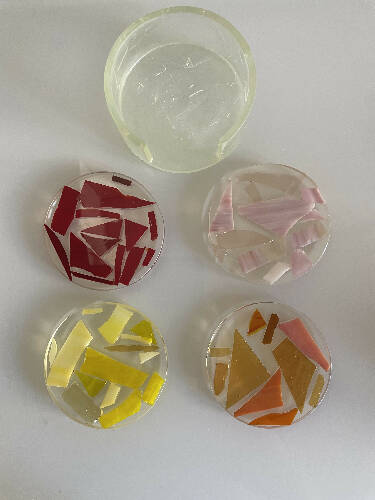 Sunrise Resin Coasters