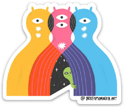 Doppleganger Sticker