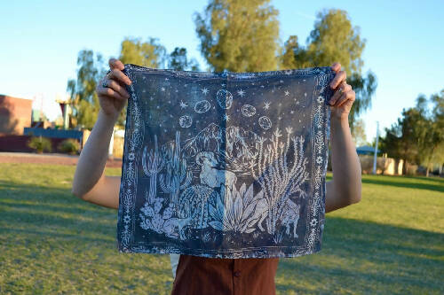 Sun-Dyed Desert-Scape Bandanas