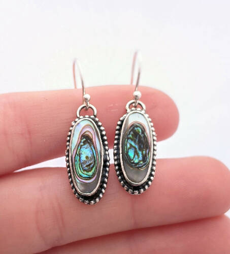 Abalone Dangle Earrings