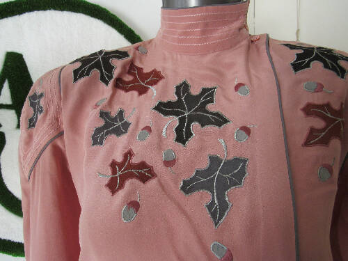 1984 Inspirations Maple Leaf Silk Blouse