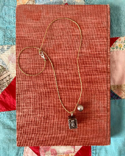 Box of treasures necklace/sterling silver
