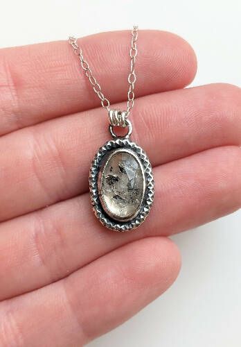 Herkimer Diamond Gemstone Necklace