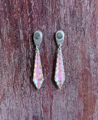 Holographic Dangle Earrings (medium)