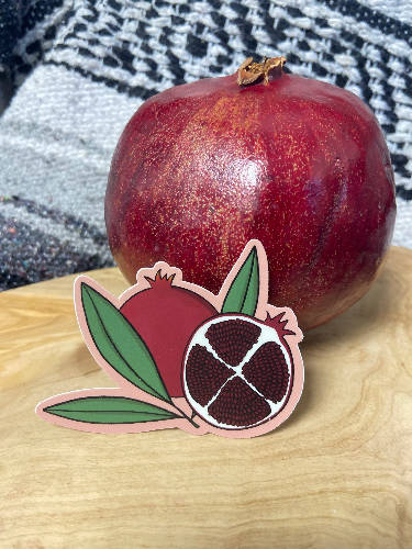 Pomegranate Sticker