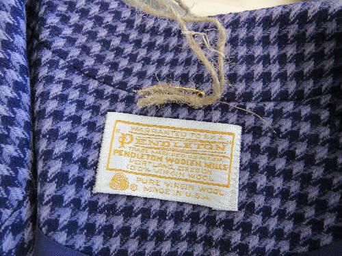 Purple Houndstooth Pendleton Blazer
