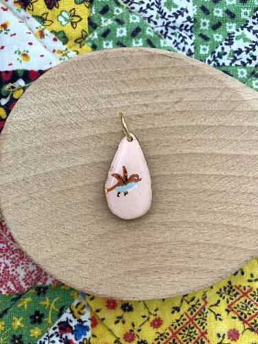 Handmade charms/bird/sun/hand with flower/bow