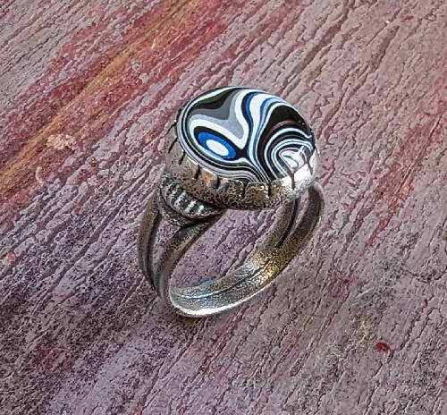 Fordite Ring