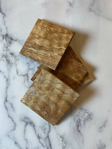 Figured Maple Coaster (package of 4)