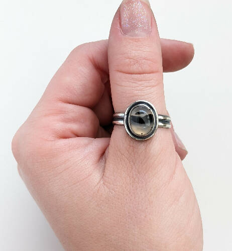 Montana Agate Ring Size 9