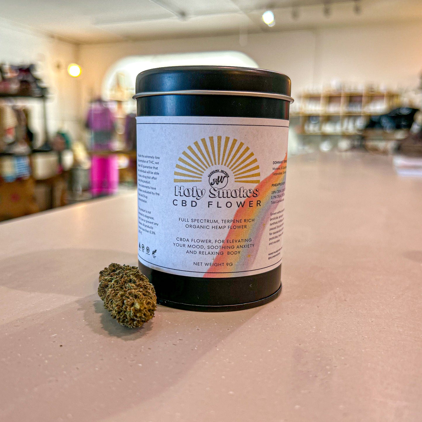 Holly Smokes 9g Black Tin