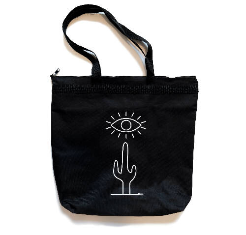 "Desert Child" Large Zipper Tote Bag