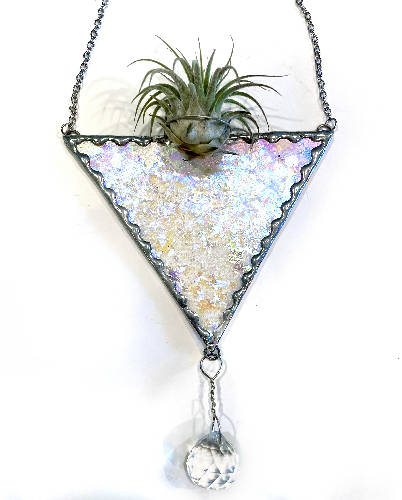 Dichroic Crystal Air Plant Holder