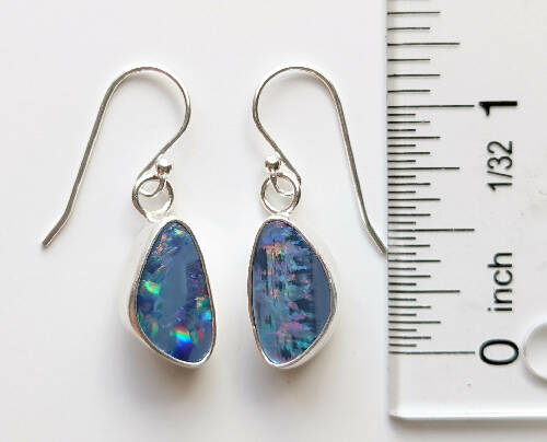 Boulder Opal Dangle Earrings