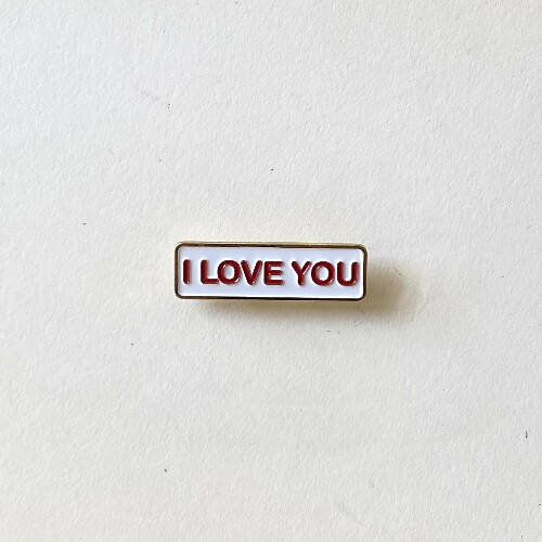I Love You Pin